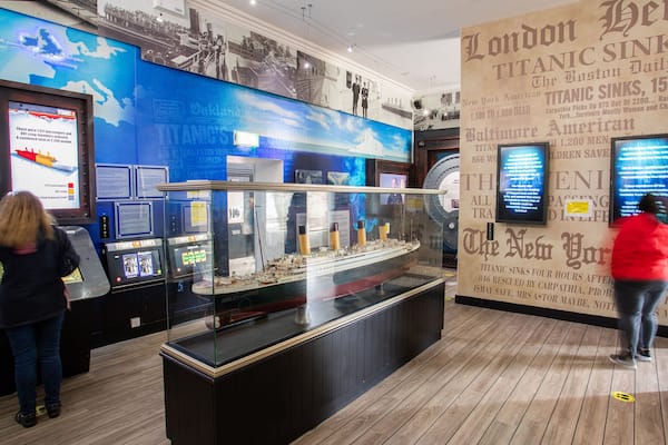 Titanic Experience Cobh showing interior views