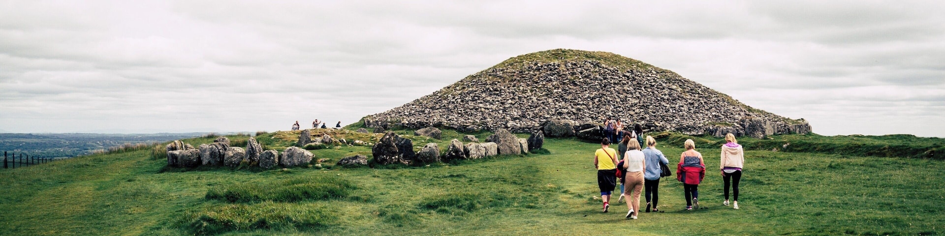 On top of the hill graves.