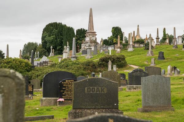 City Cemetery showing a cemetery