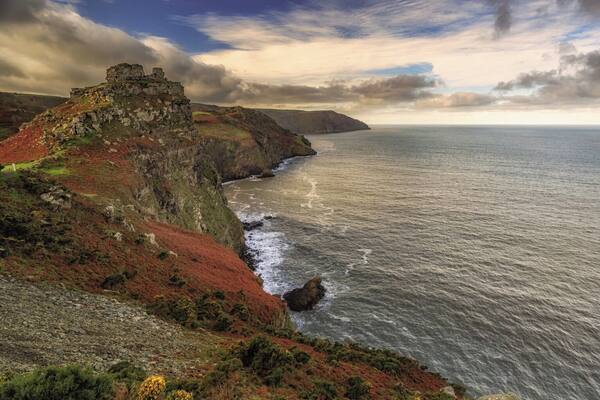 Stunning place and a great walk around the coastline of #Exmoor #NationalPark