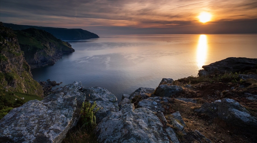 Sunset from the Valley of the Rocks