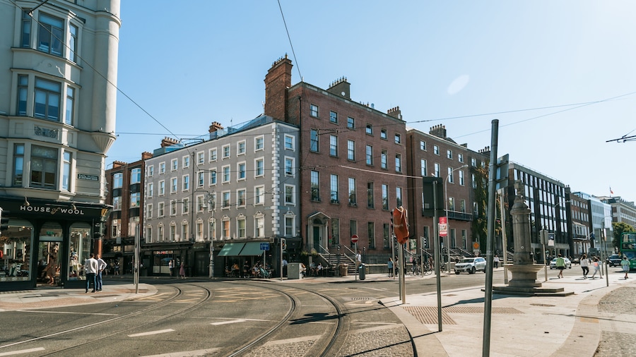 Little Museum of Dublin showing a city
