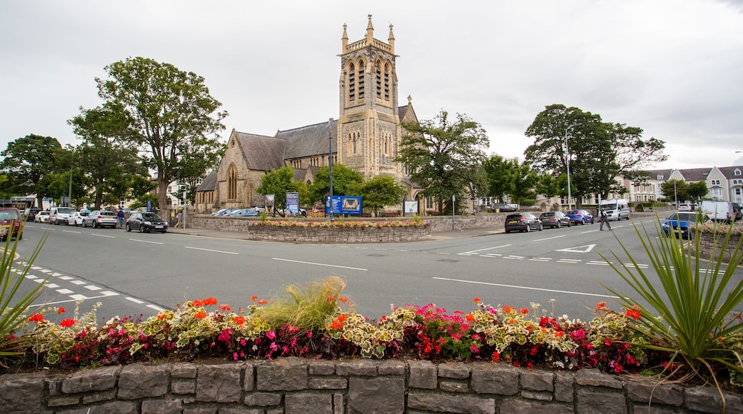 Holy Trinity Church which includes heritage architecture, a church or cathedral and flowers