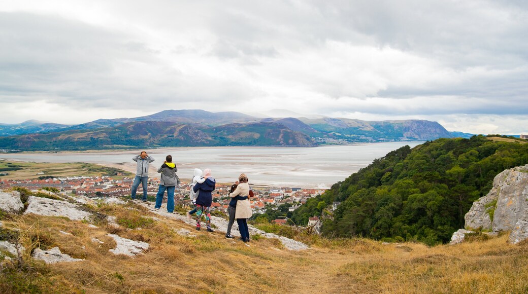Pen-y-Dinas Hillfort which includes views, a coastal town and general coastal views
