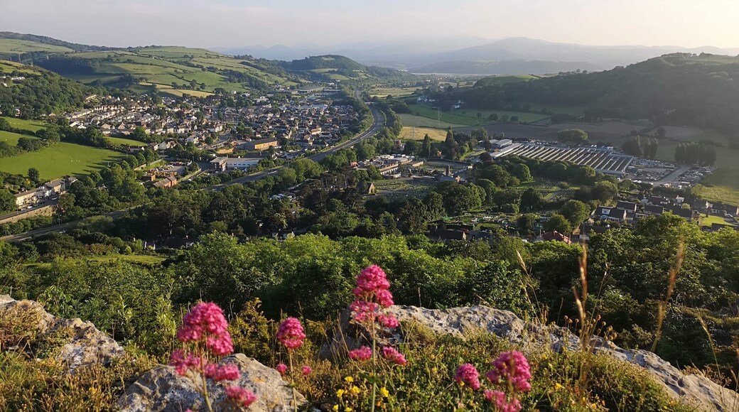 Lovely view of the A55 looking towards Conwy from Bryn Euryn