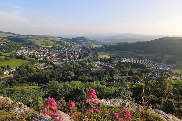 Lovely view of the A55 looking towards Conwy from Bryn Euryn