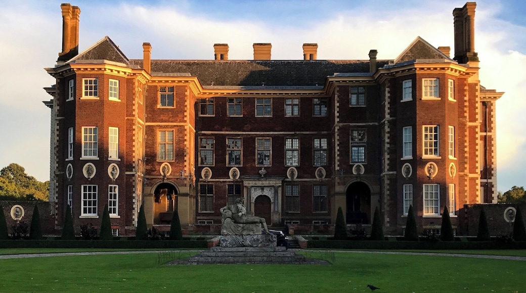 Ham House.
Architect: Robert Smythson.
Date: 1610.
Grade I listed.
Nearest station:St Margarets.