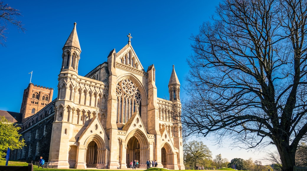 Cathedral and Abbey Church of Saint Alban in St.Albans, UK