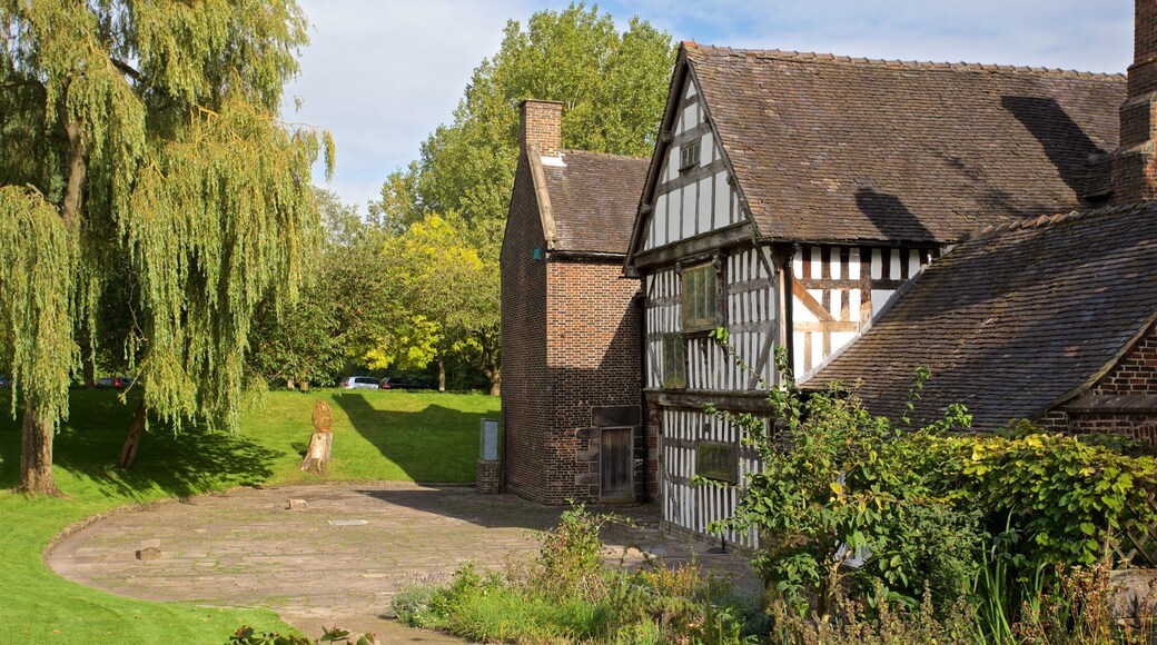 Ford Green Hall which includes a house, heritage elements and a garden
