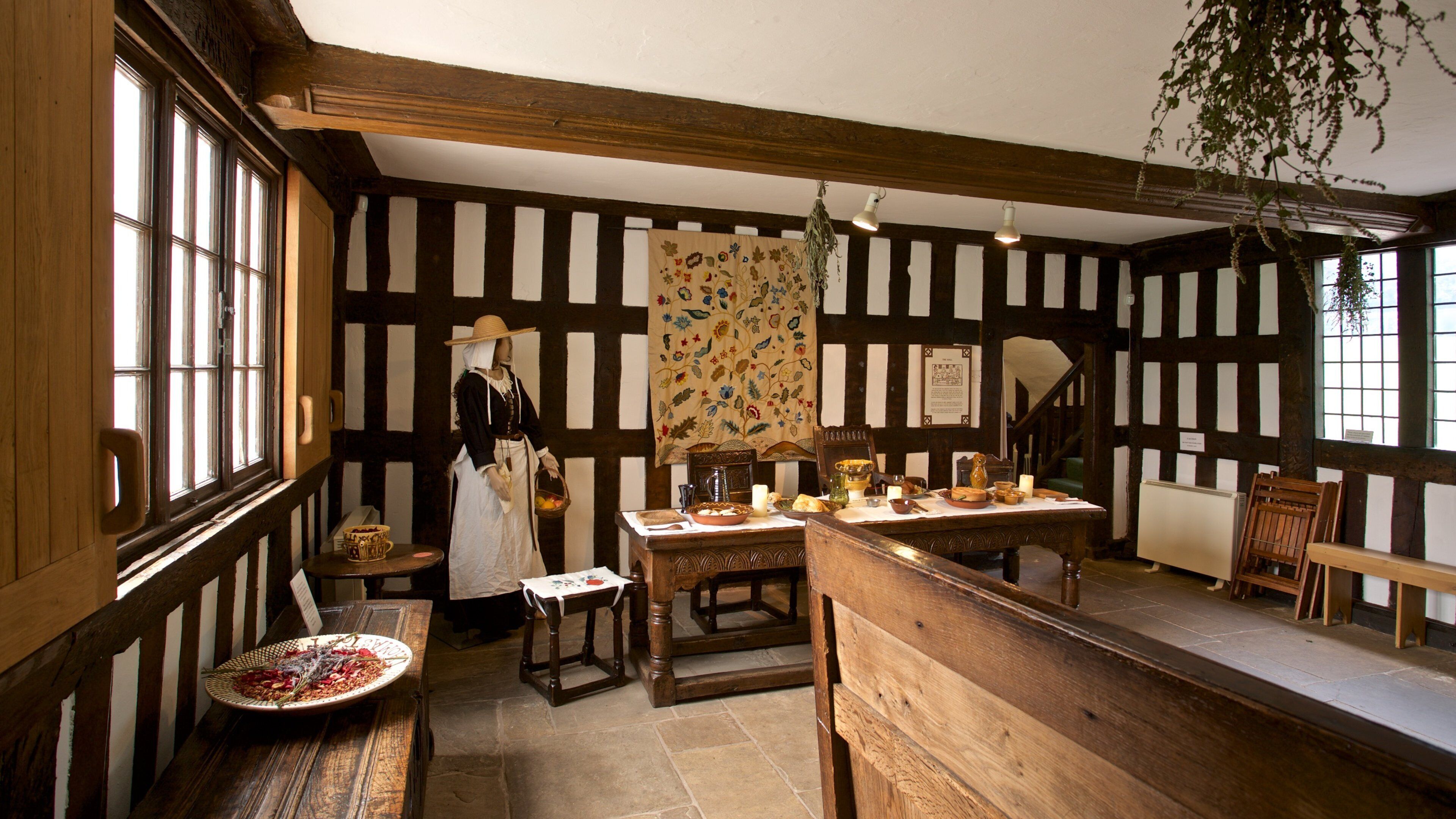 Ford Green Hall which includes interior views