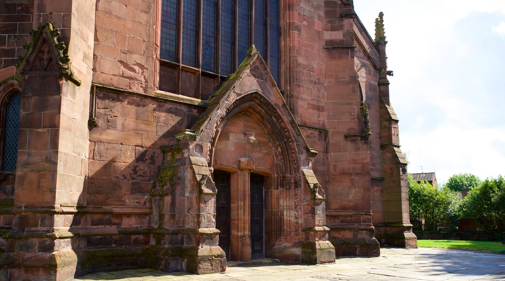 Warrington Parish Church which includes heritage architecture and a church or cathedral