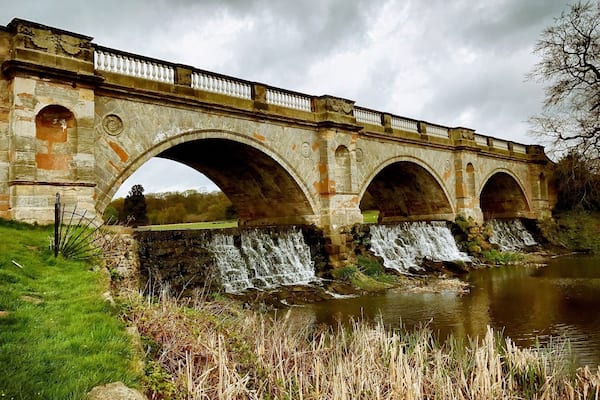 Kedleston Hall bridge.