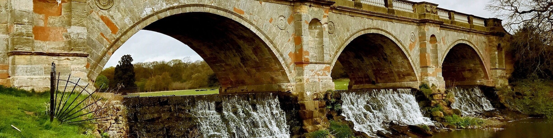 Kedleston Hall bridge.