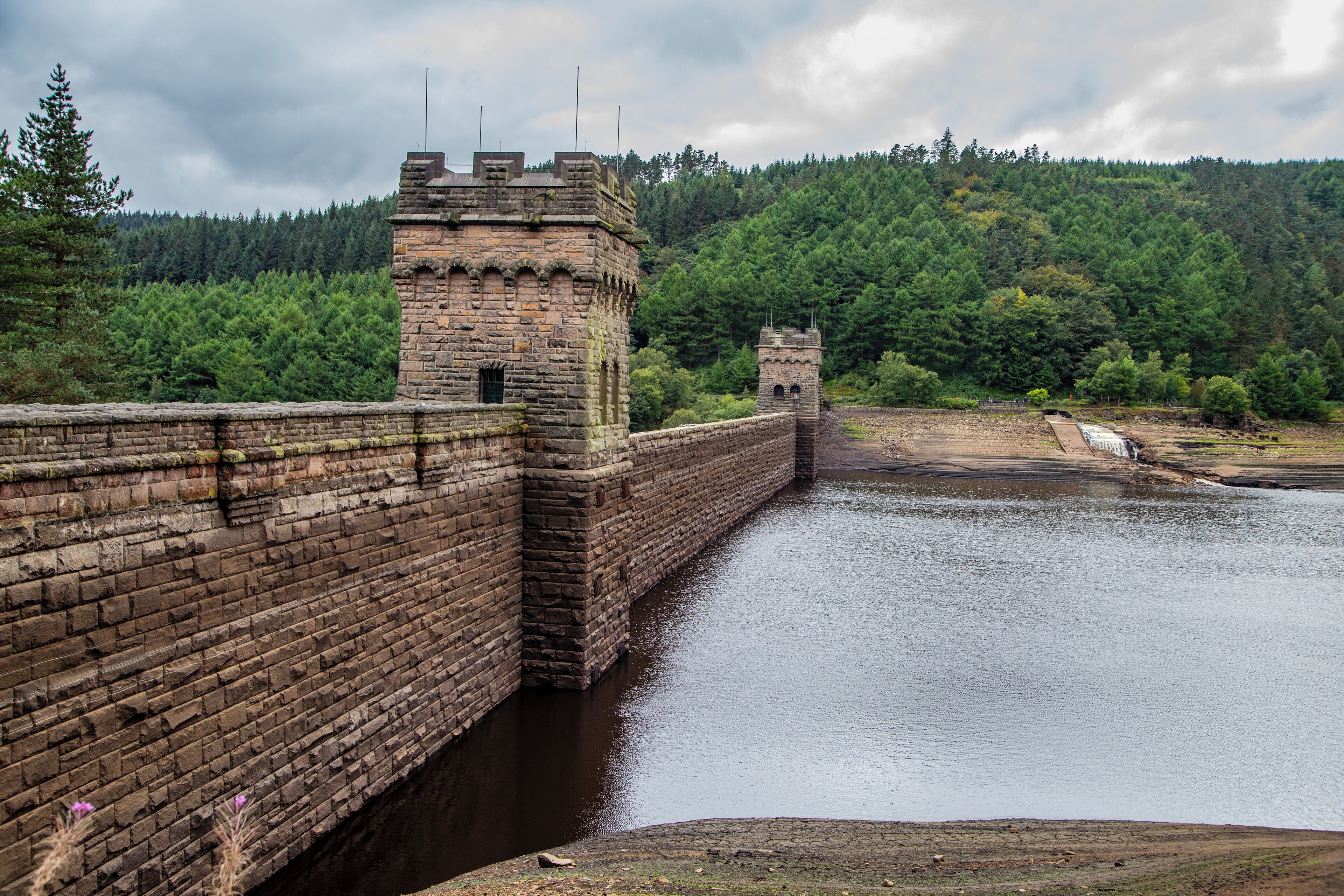 Parked at Fairholmes Visitor Centre, a short distance to this version surely of 'The Great Wall of China'

Very impressive to look at, stood the test of time since it's completion in 1916