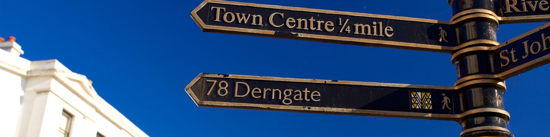 78 Derngate featuring signage