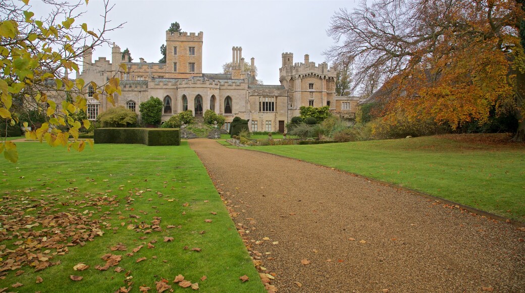 Elton Hall & Gardens featuring a park, heritage architecture and chateau or palace