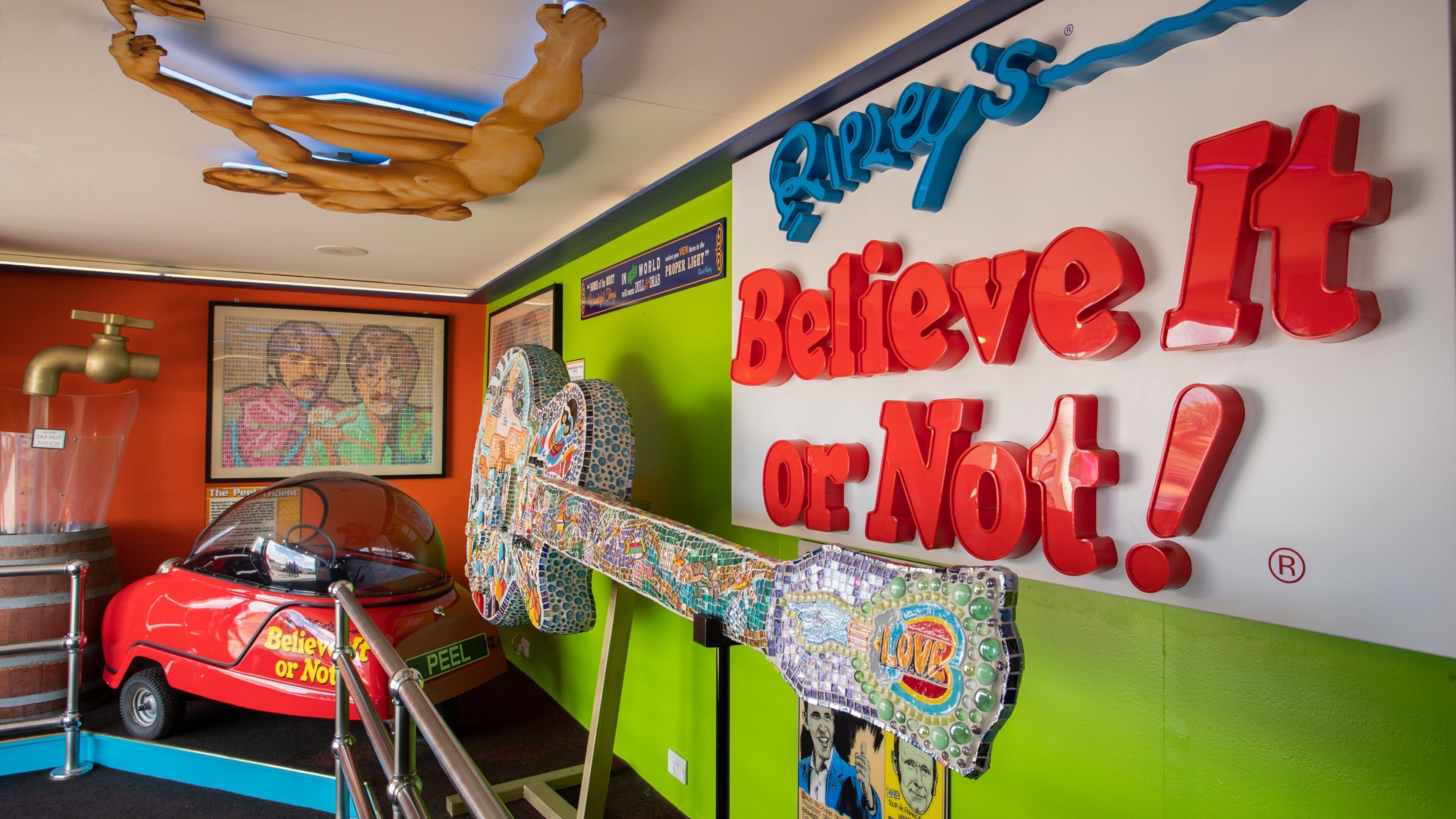 Ripley\'s Believe It Or Not! showing interior views and signage