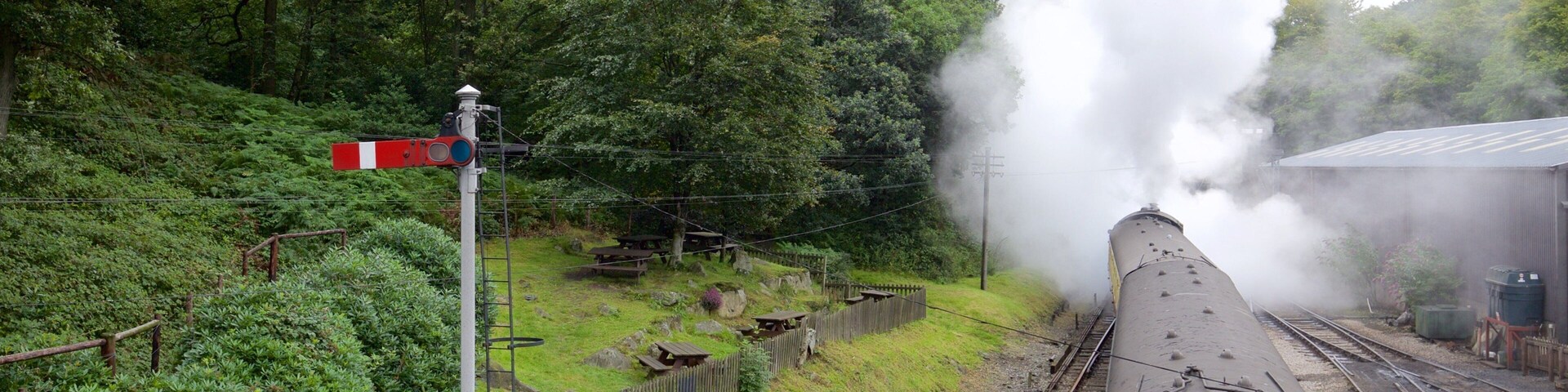 Cumbria showing heritage elements and railway items