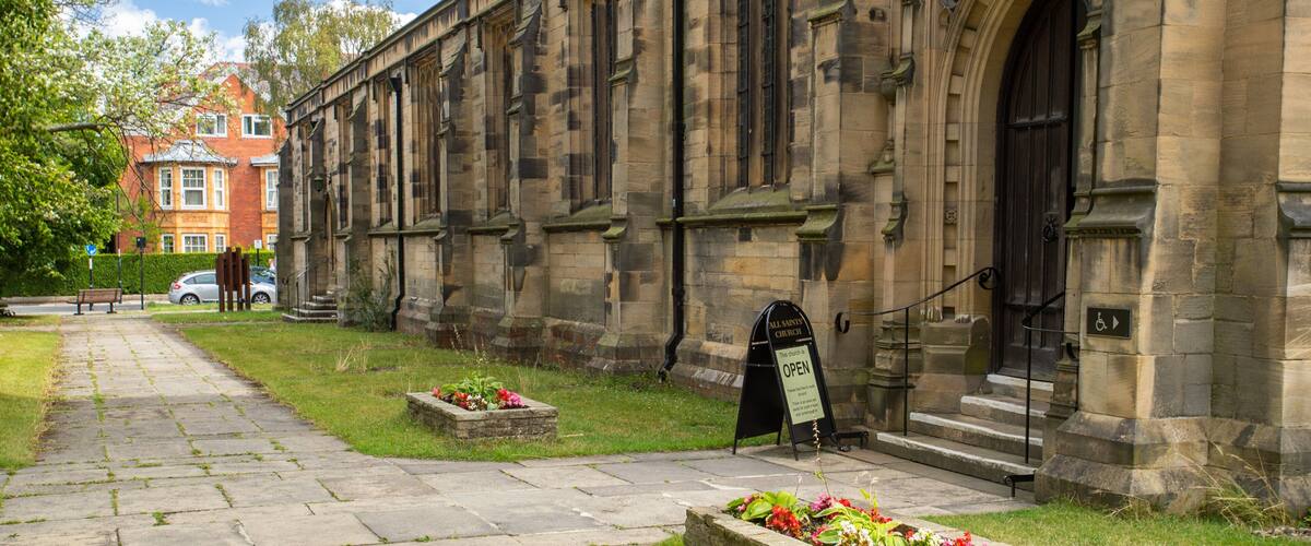 All Saints Church featuring heritage elements