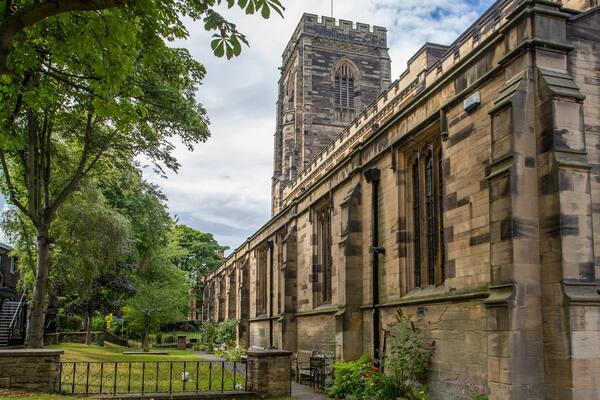 All Saints Church featuring heritage elements