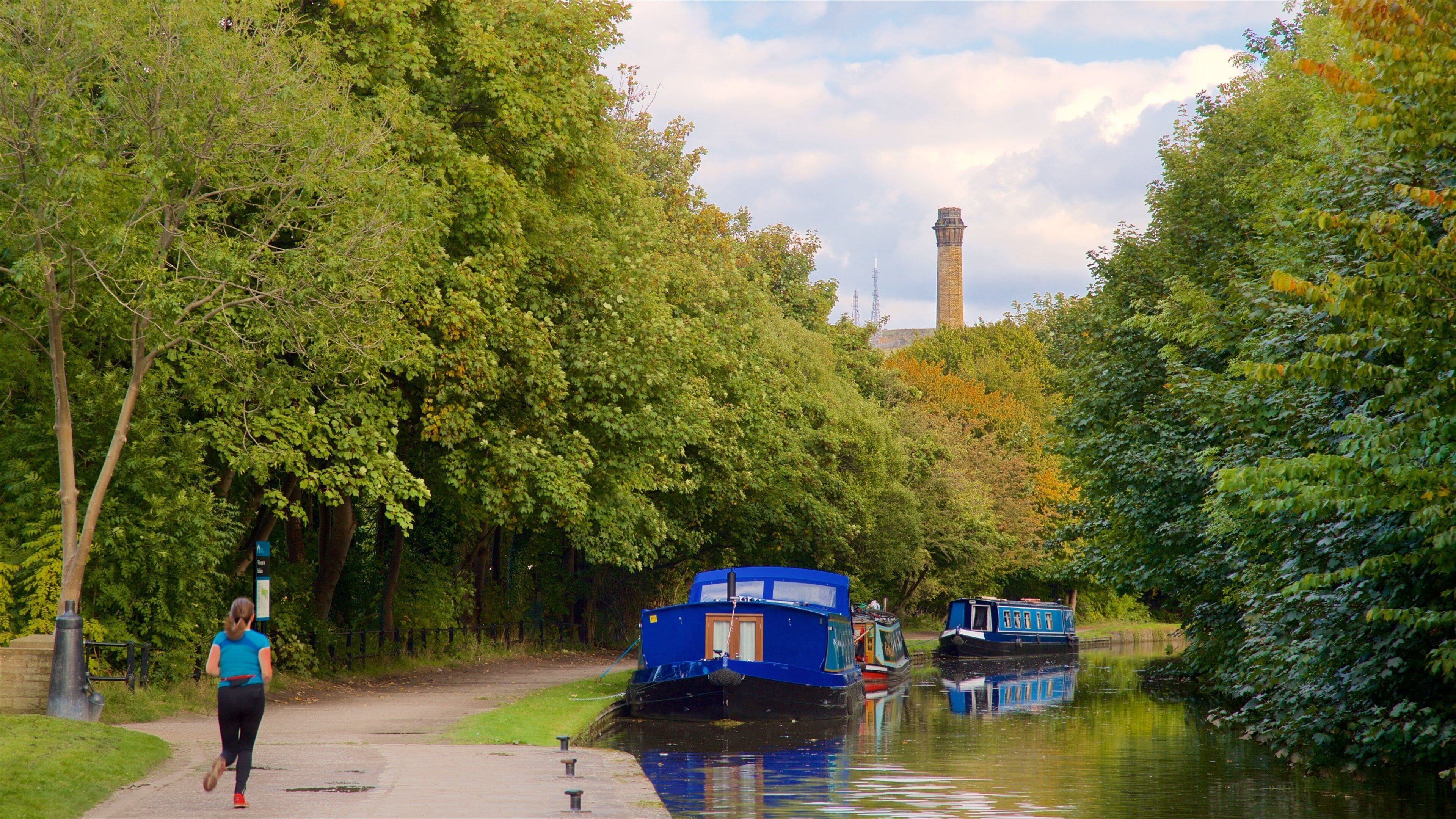 Molino de sal mostrando un río o arroyo y senderismo o caminata y también una mujer