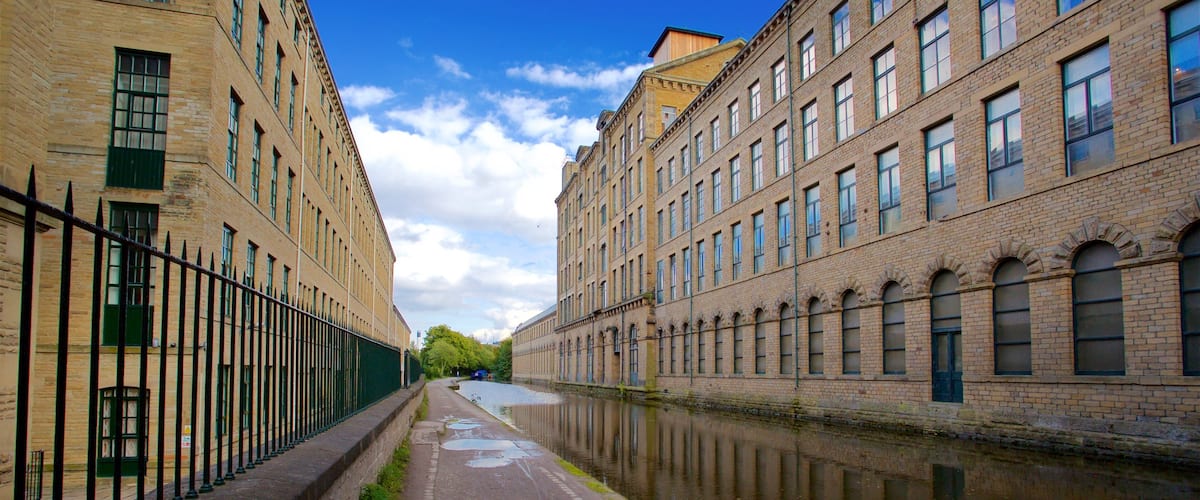 Salts Mill featuring a river or creek