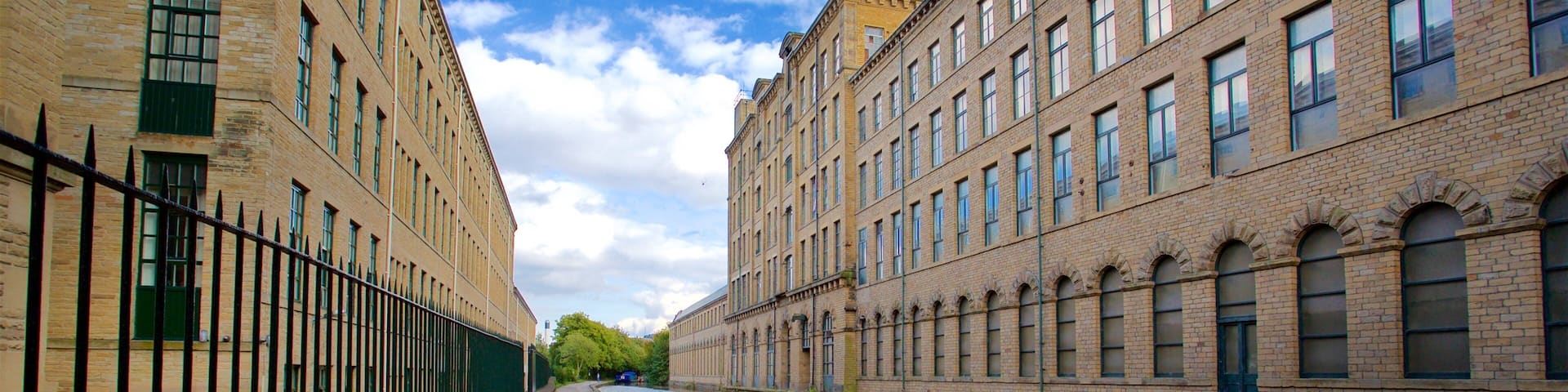 Salts Mill featuring a river or creek
