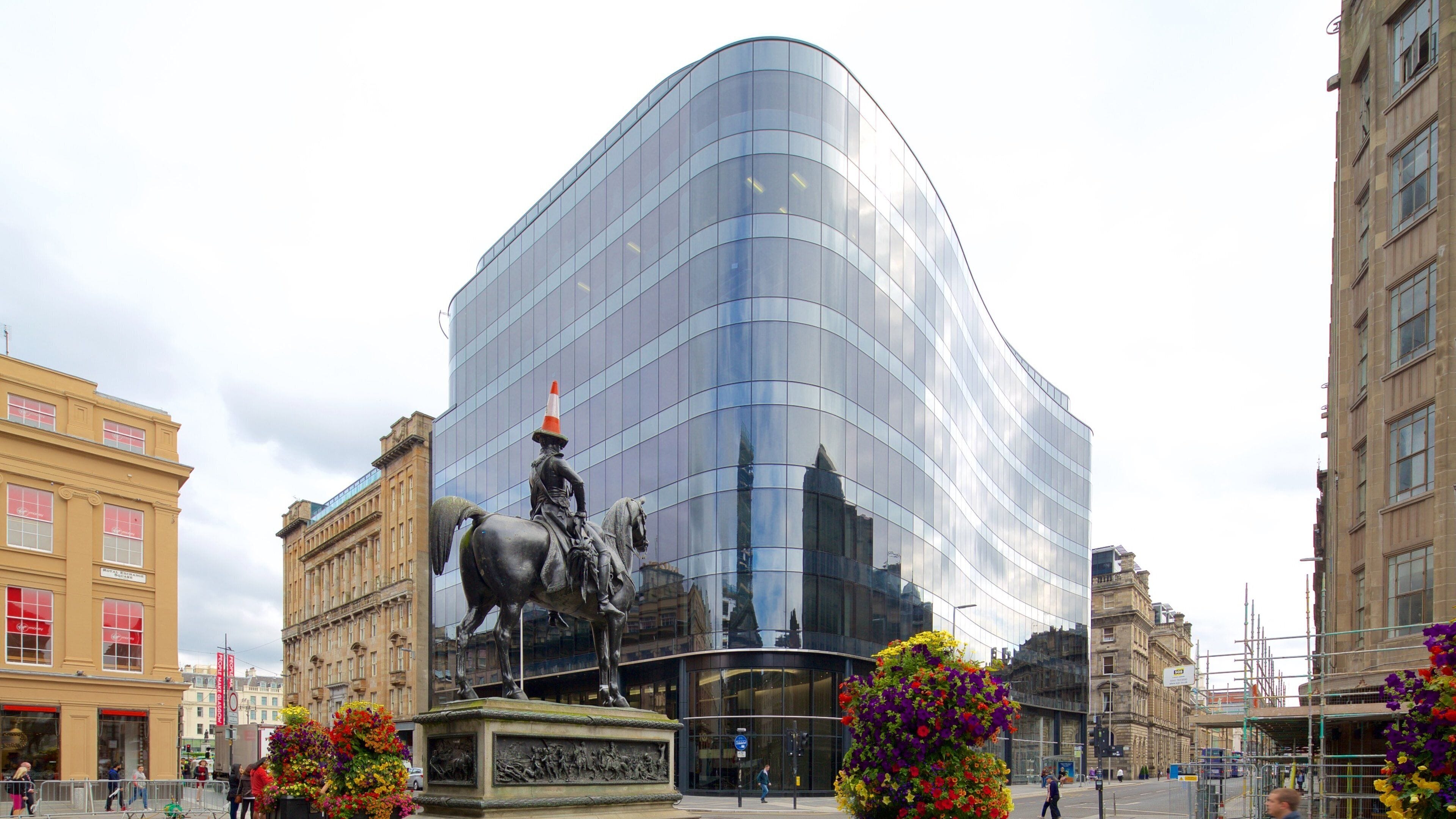 Glasgow ofreciendo imágenes de calles y una ciudad