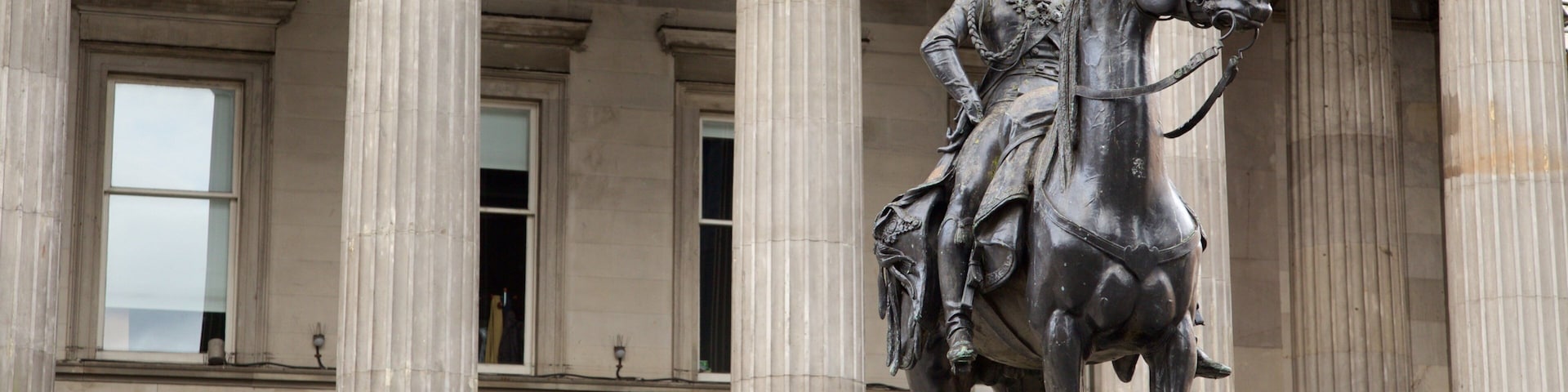 Duke of Wellington Statue featuring a statue or sculpture and heritage architecture