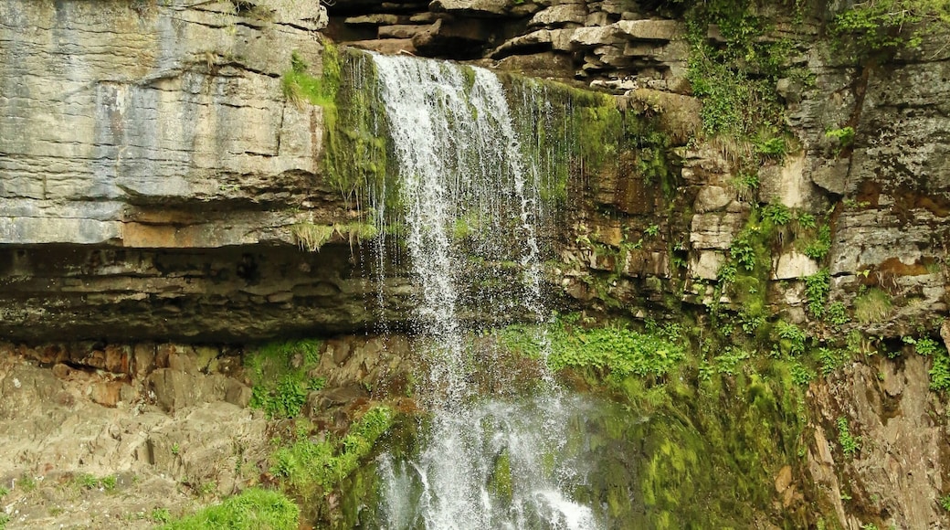 A lovely 5 mile walk taking in some lovely waterfalls 6. in total. Some very uneven surfaces and steep step climbs. £7 allows you to park and walk the trails.