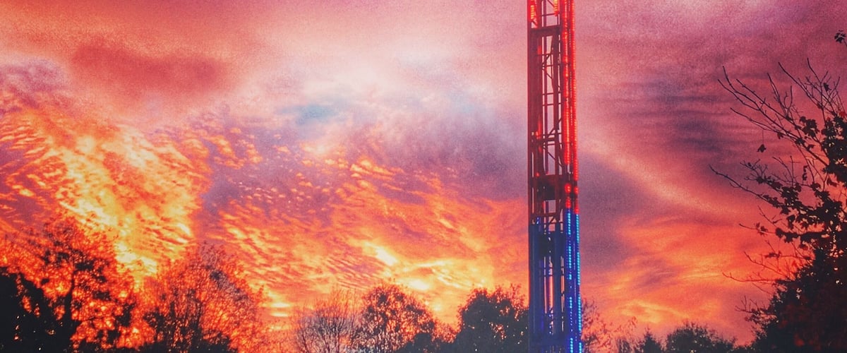 Taken as the sunset over Lightwater Valley in October