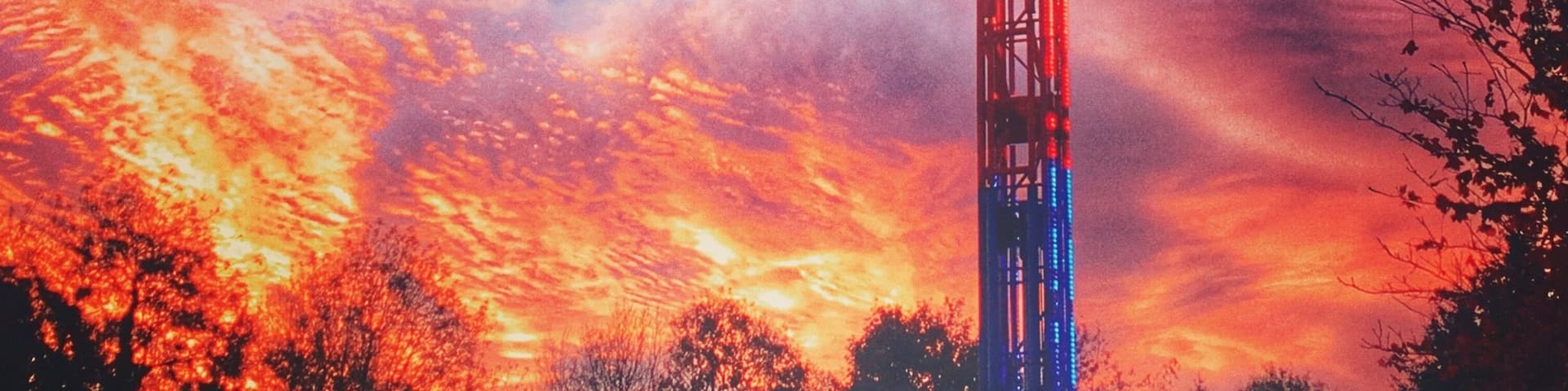 Taken as the sunset over Lightwater Valley in October