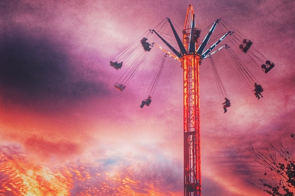 Taken as the sunset over Lightwater Valley in October