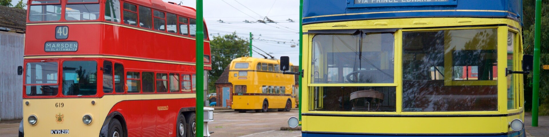 The Trolleybus Museum at Sandtoft featuring heritage elements