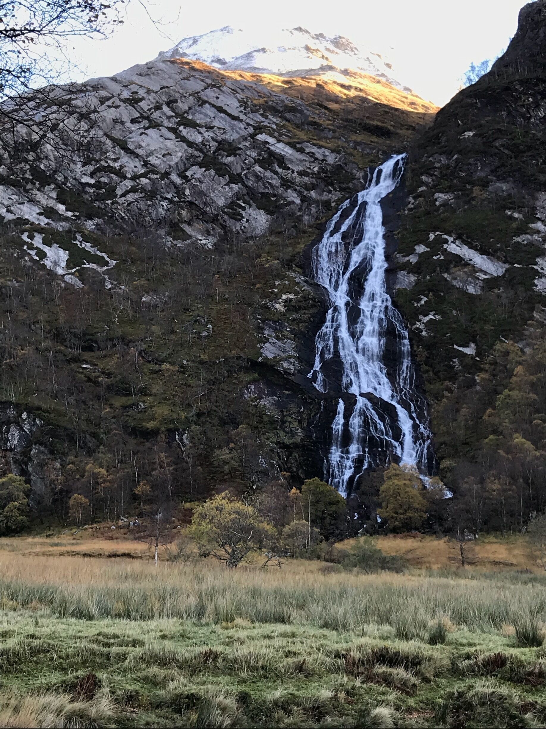 The waterfall used as a back drop in a Harry Potter film. Itâs beautiful!