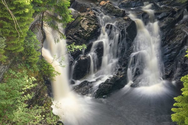 Plodda Falls is located in Glen Affric which is a beautiful nature preserve not far from Lochness. Most people pay attention to a much higher falls right next to this tri falls but I found these among the most beautiful i have photographed.