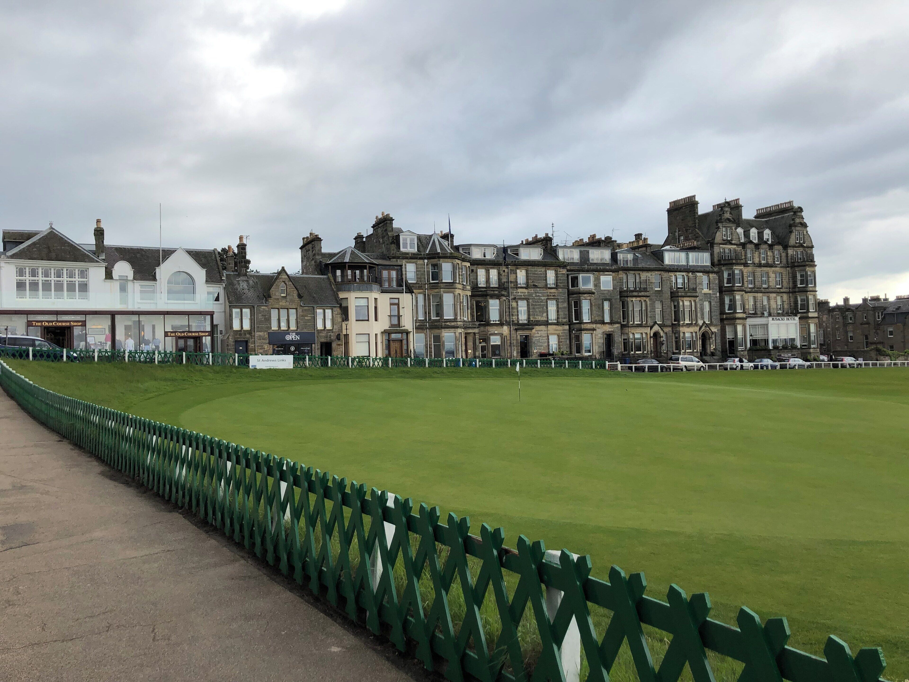 18th green at Saint Andrews