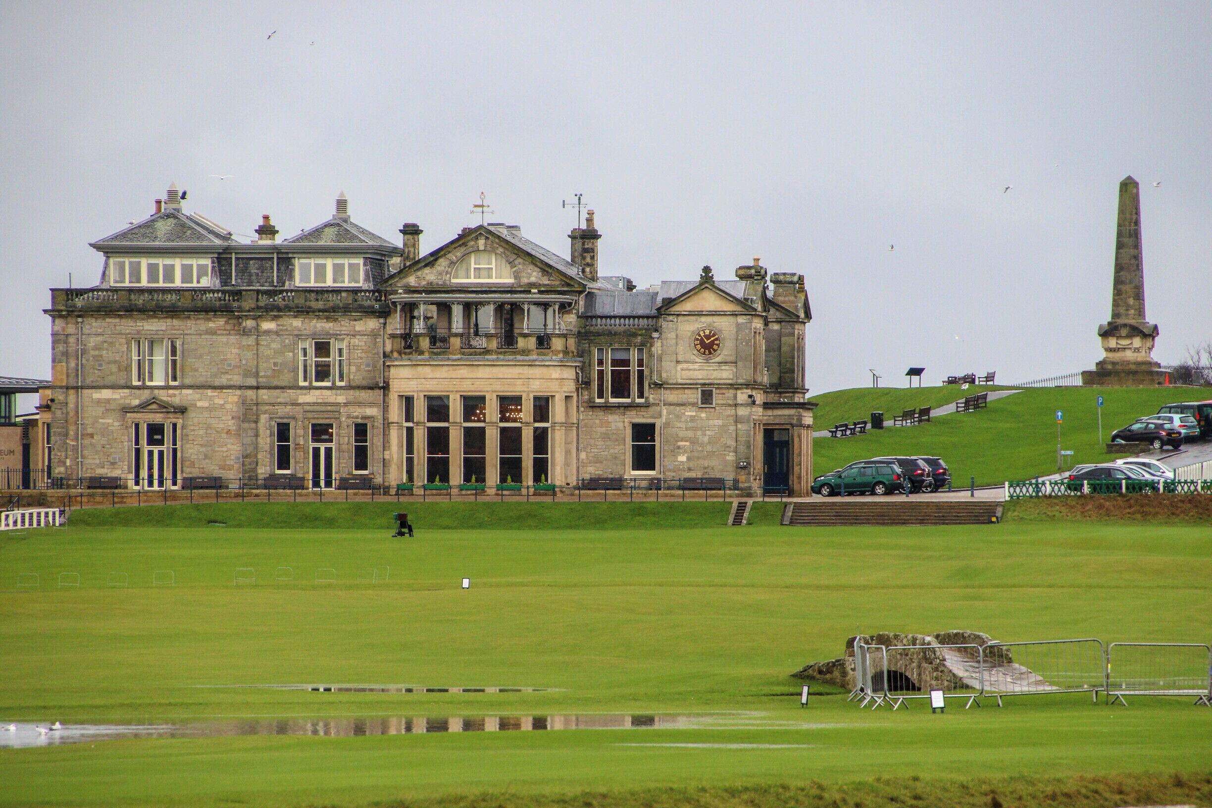 The trip to the course was during a very heavy period of rain but it was worth it. The course was flooded but great to have been here.