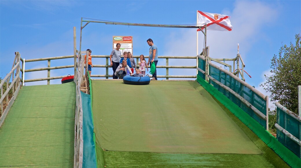 aMazin! Adventure Park & Maze showing a waterpark as well as a family