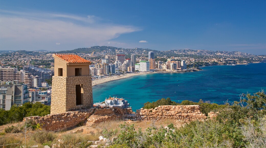 Natural Park of Penyal d\'Ifac showing general coastal views, landscape views and a coastal town