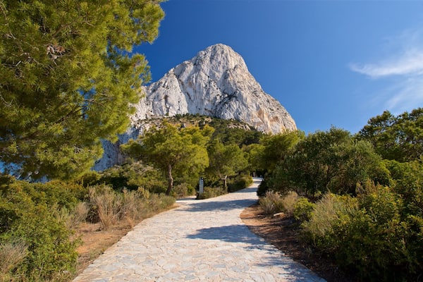 Natural Park of Penyal d\'Ifac which includes mountains