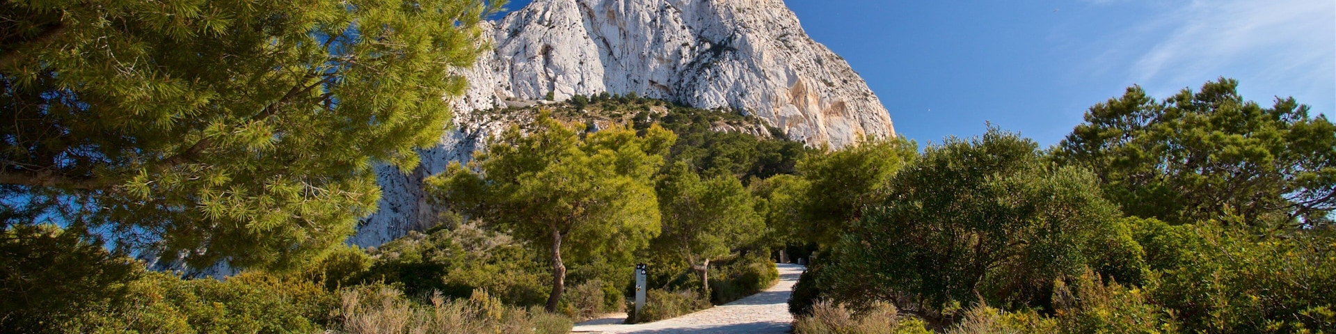 Natural Park of Penyal d\'Ifac which includes mountains