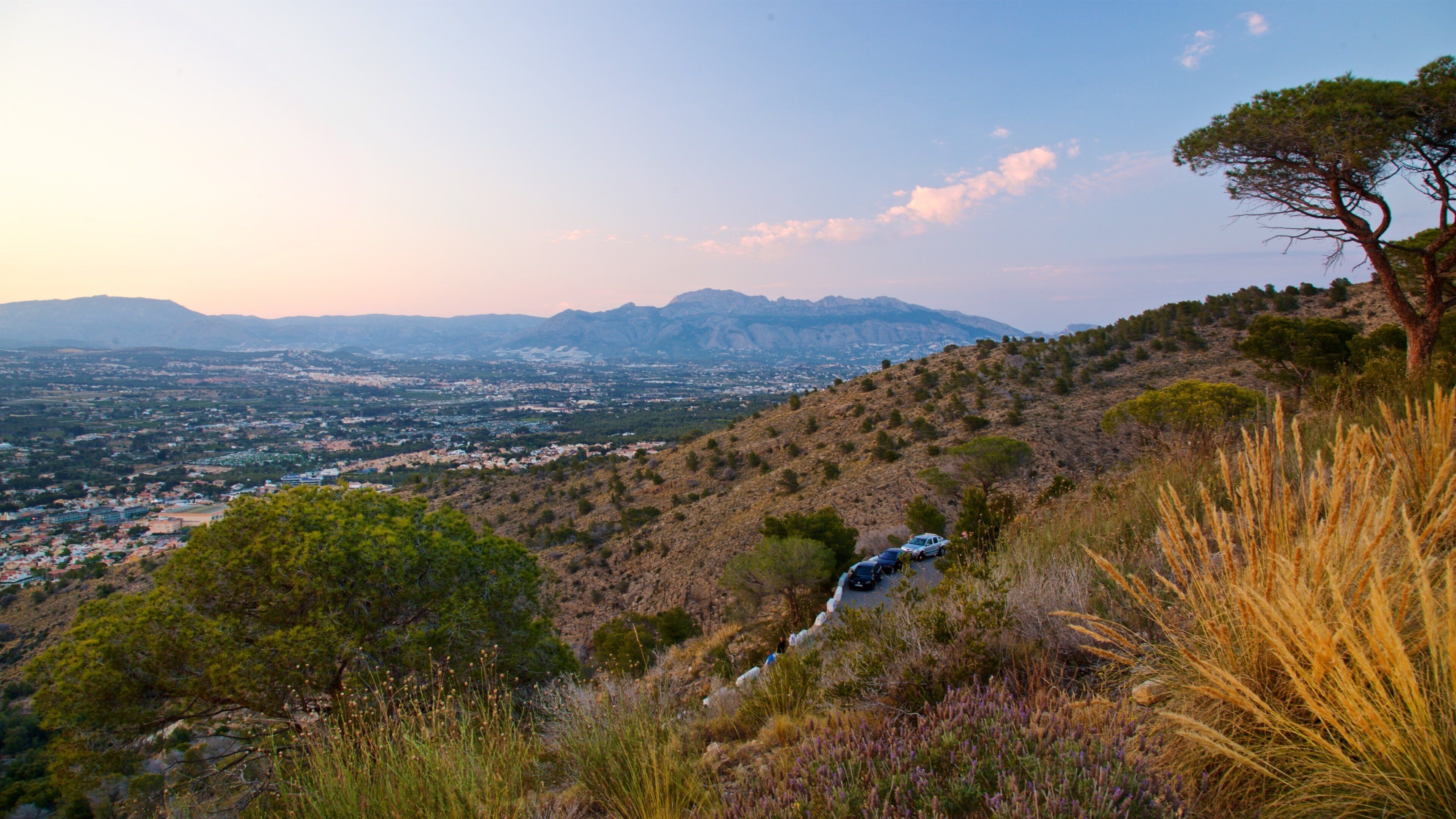 La Cruz Benidorm featuring tranquil scenes, a sunset and landscape views