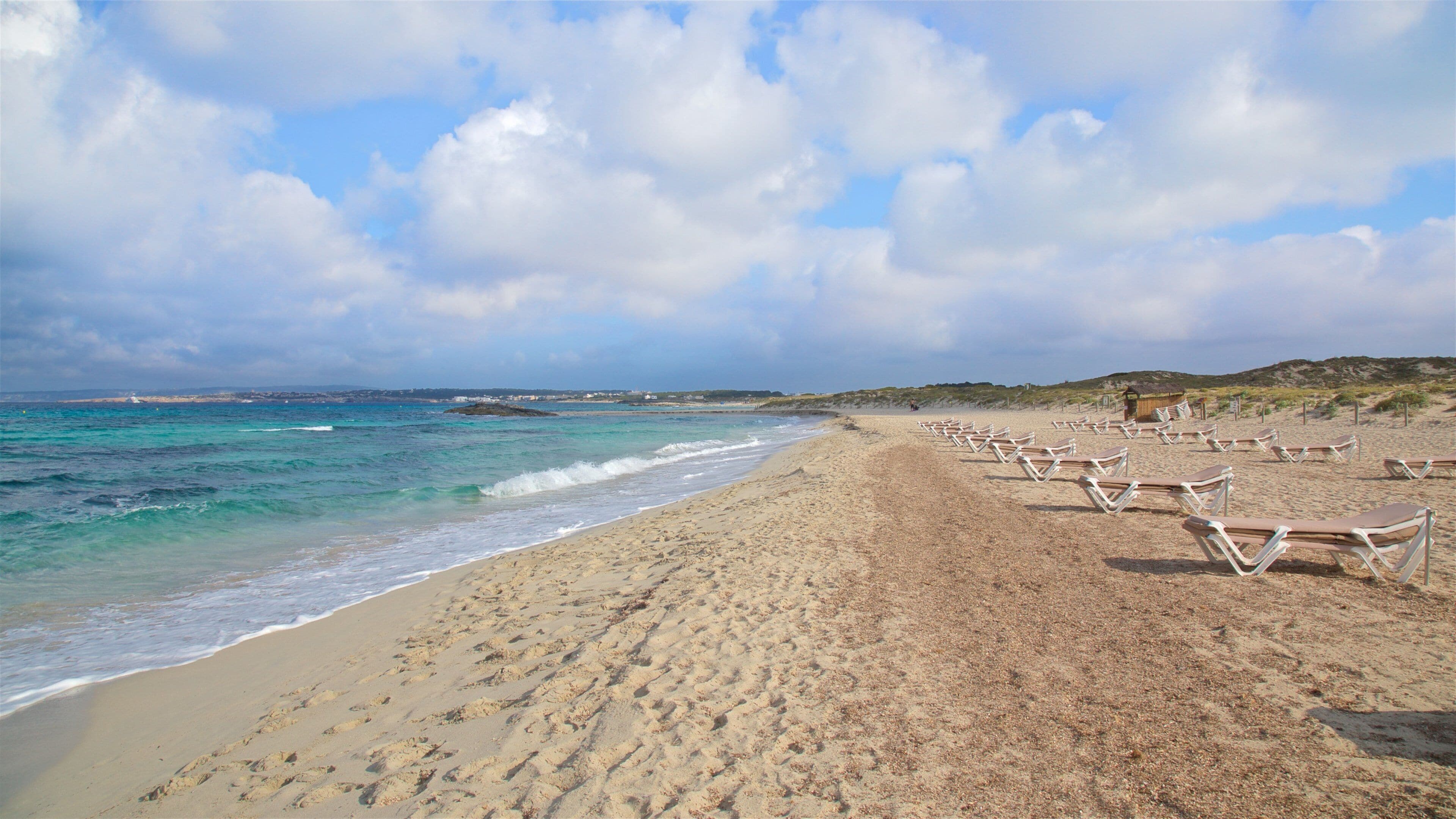 Llevant Beach featuring a beach and general coastal views