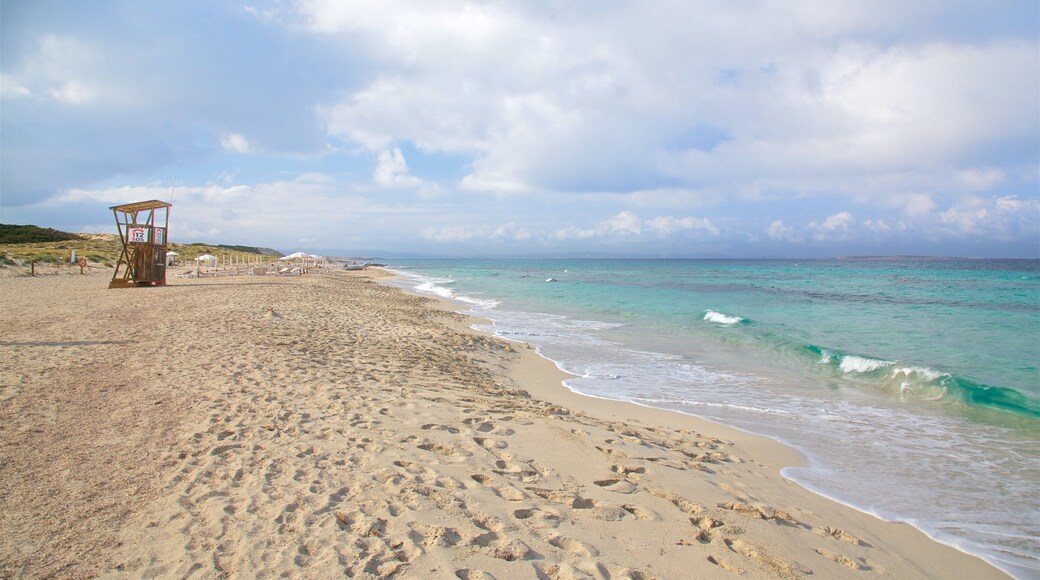 Llevant Beach featuring a sandy beach and general coastal views