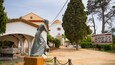 Santa Cristina\'s Shrine featuring a statue or sculpture
