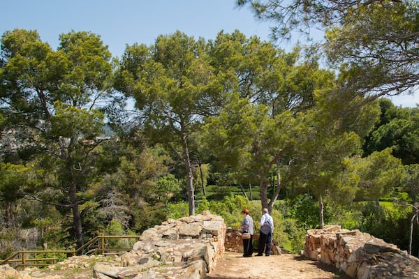 Turo Rodo Iberian Settlement showing a park as well as a couple