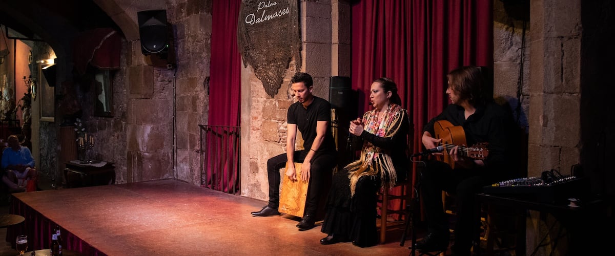 Palau de Dalmases showing performance art, music and theater scenes