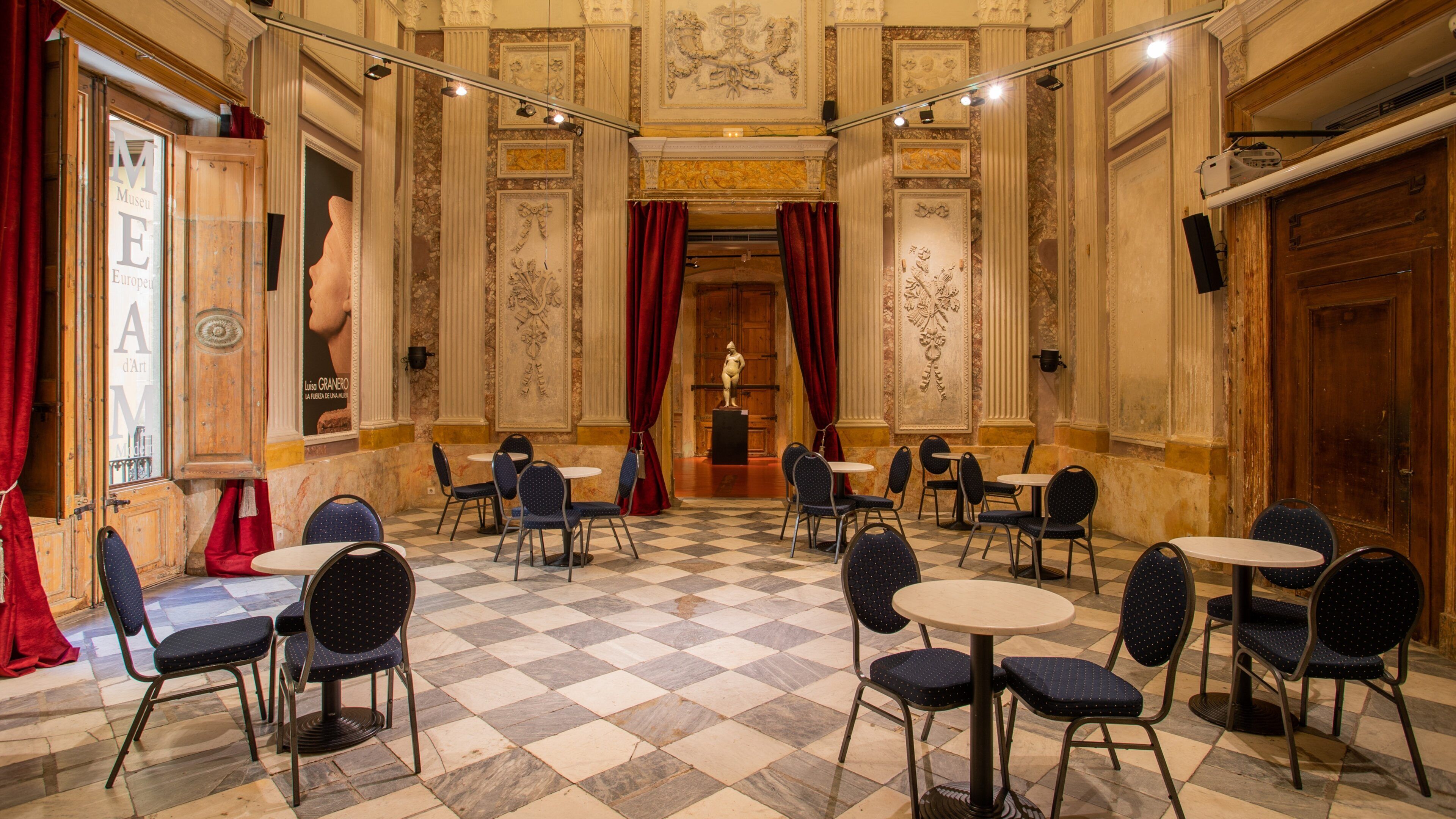 European Museum of Modern Art showing heritage elements, interior views and art