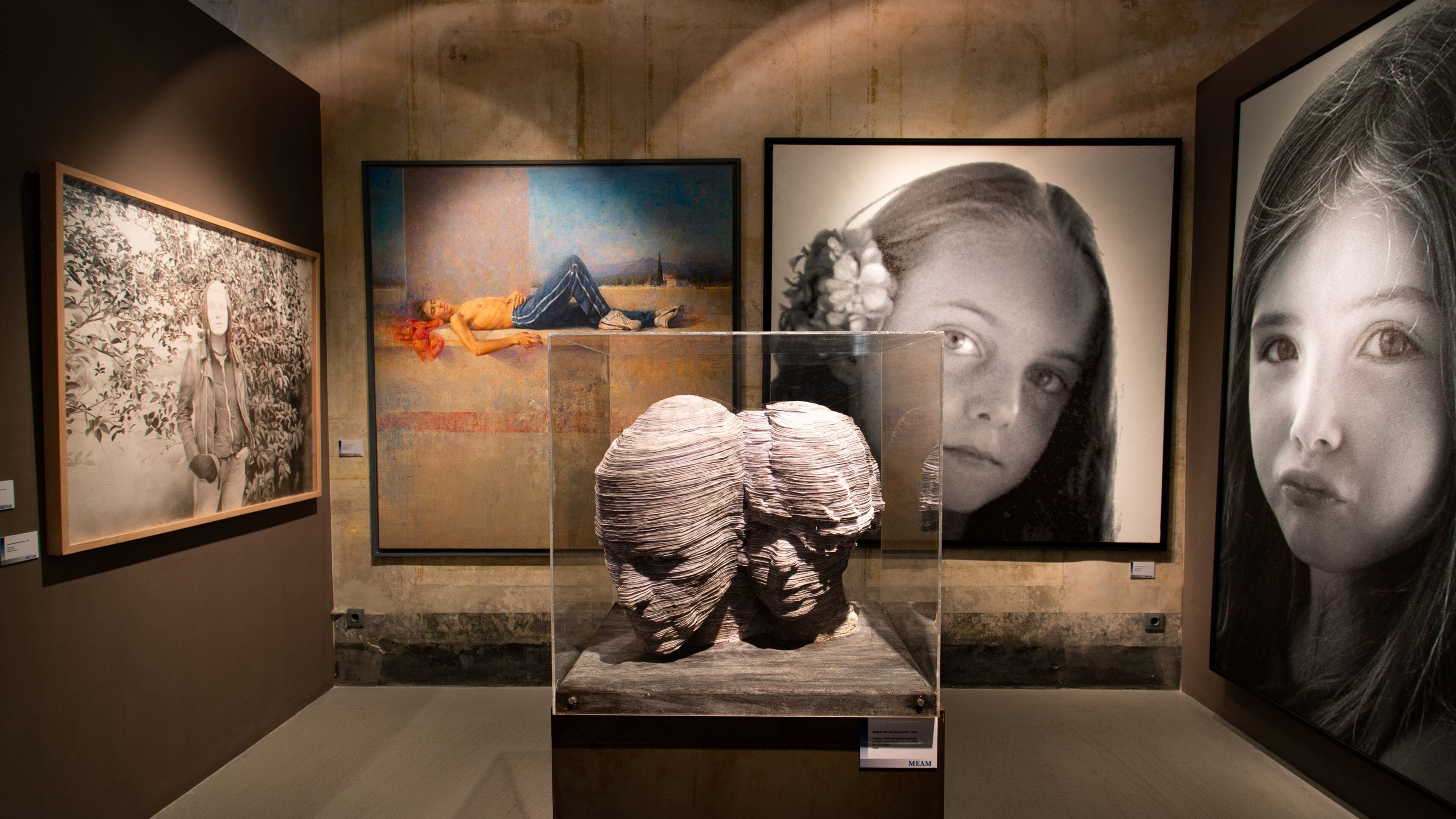 European Museum of Modern Art which includes art and interior views